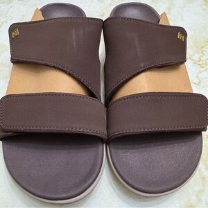 Spenco Women's  9.5 Brown Slide Sandals - Comfortable orthopedic like new